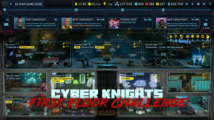 View of the CKF Safehouse with the words Cyber Knights First Floor Challenge overlayed